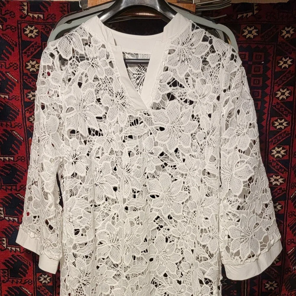 LACE maxi dress - Picture 3 of 9